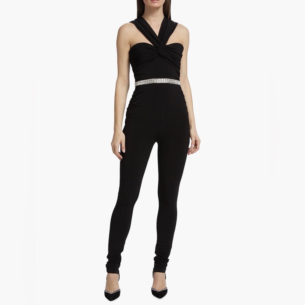 Cinq à Sept Sariah Skinny Embellished Jumpsuit